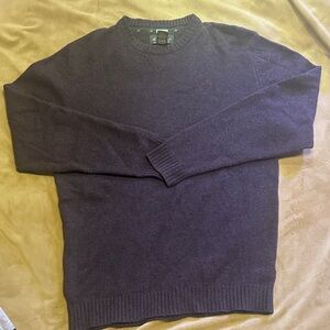 Orvis Men's Dark Purple Crewneck Sweater